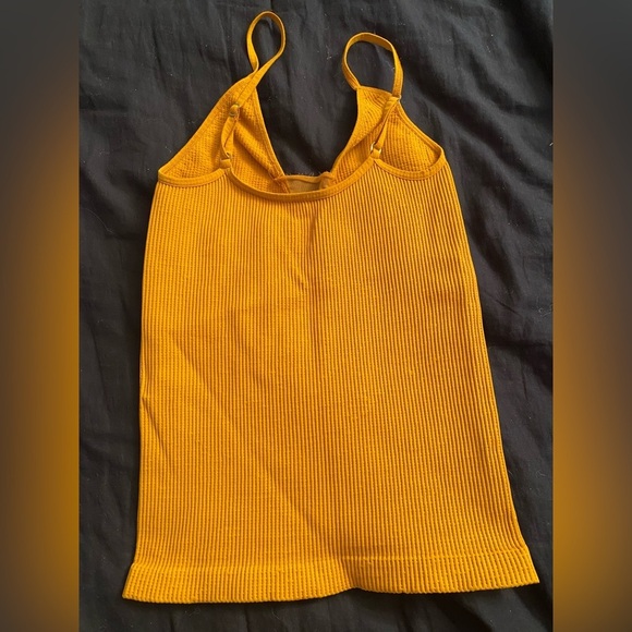 Intimately Free People Come Around Mesh Cami in Washed Gold - Picture 4 of 6